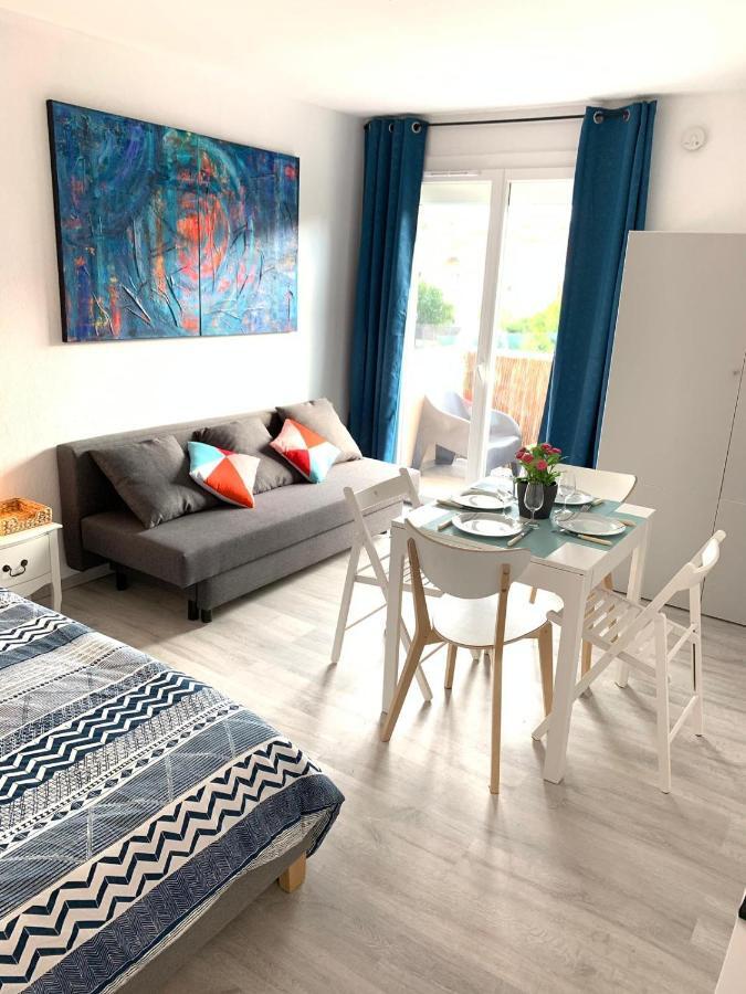 Charmant Studio Avec Climatisation Et Parking Perpignan Eksteriør billede
